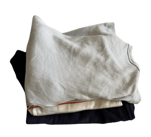 Folded clothes